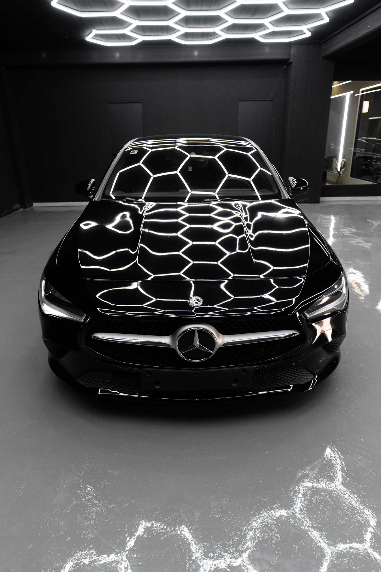 Mercedes CLA executive transfer vehicle in Mykonos